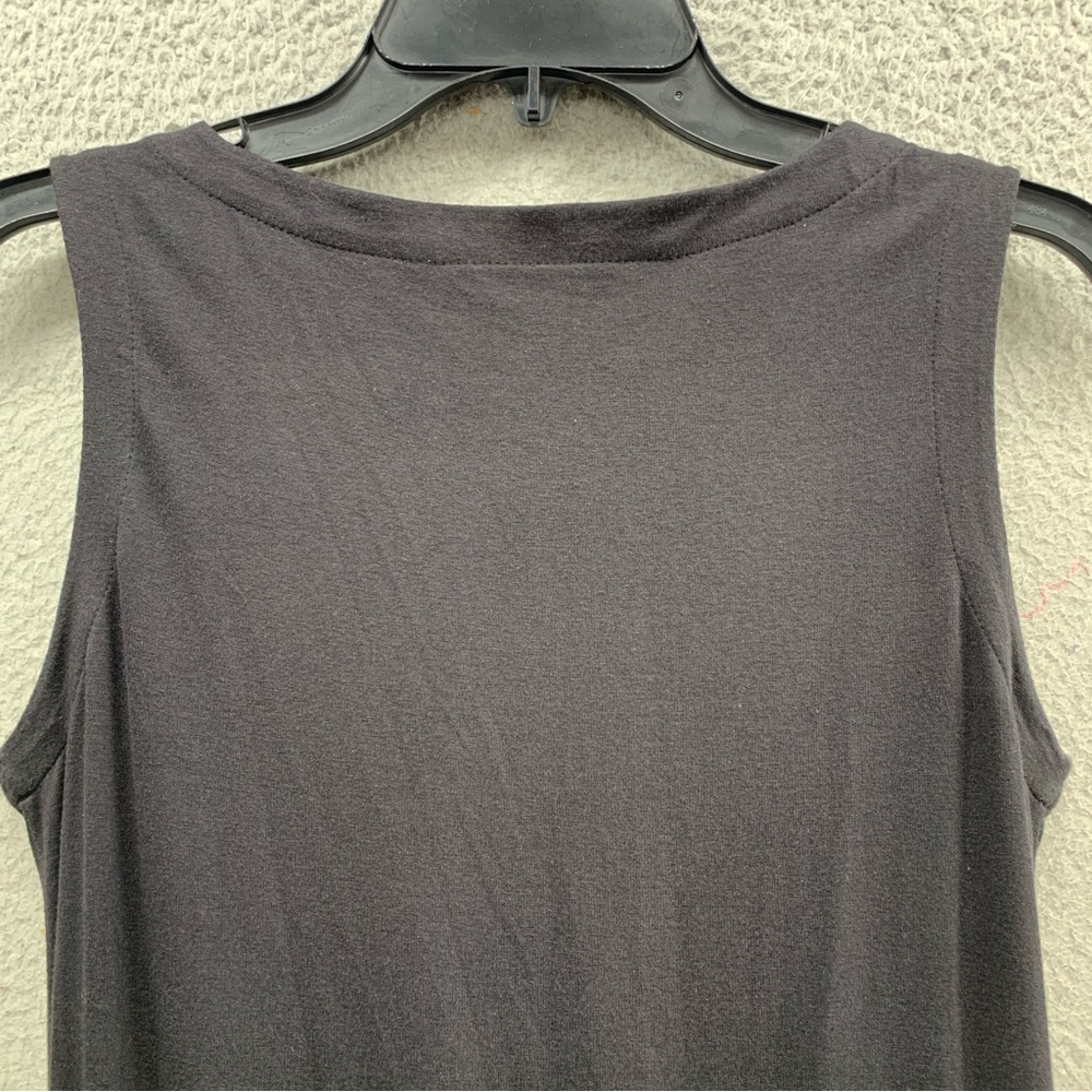 Athleta Westwood Bodycon Dress Black Tiered Waist Ruched Soft Stretch Size XS - Picture 16 of 16